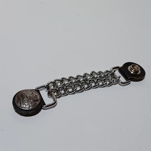 Buffalo Nickel Snap Key Chain see pictures for reference and measurements - Picture 1 of 4